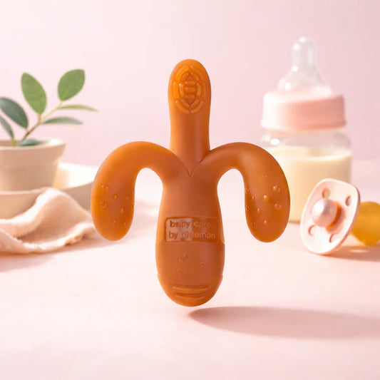Rio Silicone Baby Teether Cum Toothbrush | BPA-Free Soft Training Toothbrush