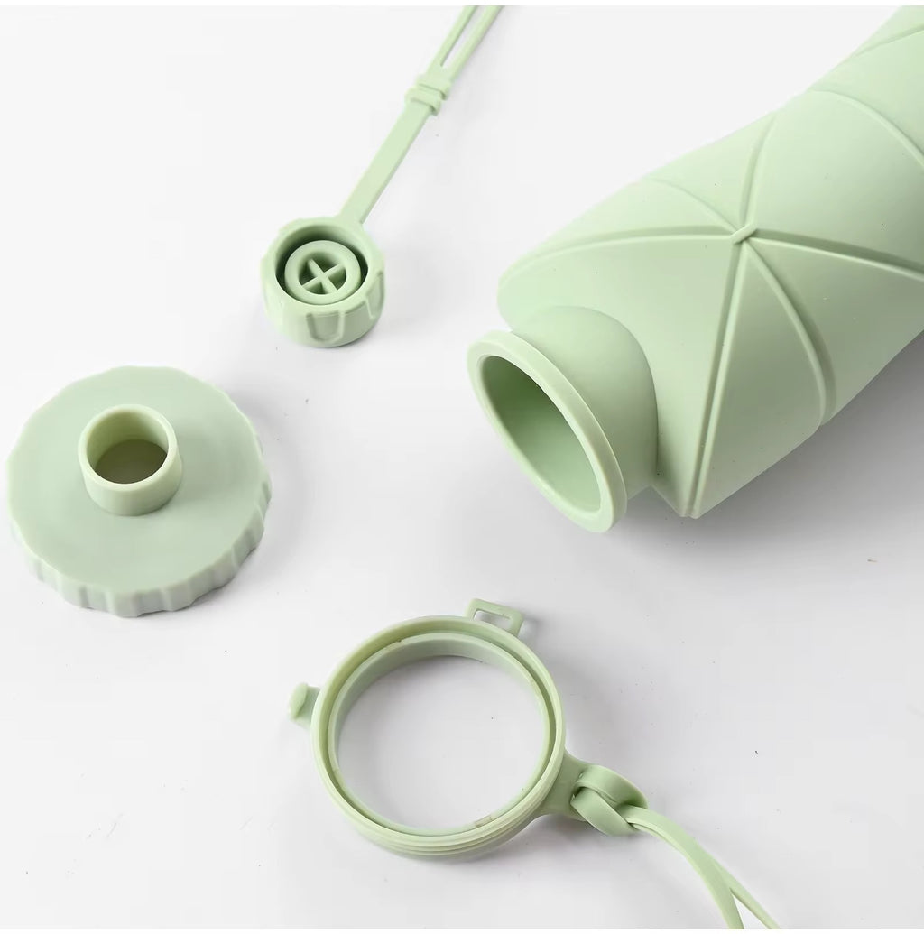 Silicone Foldable Water Bottle (600ml)