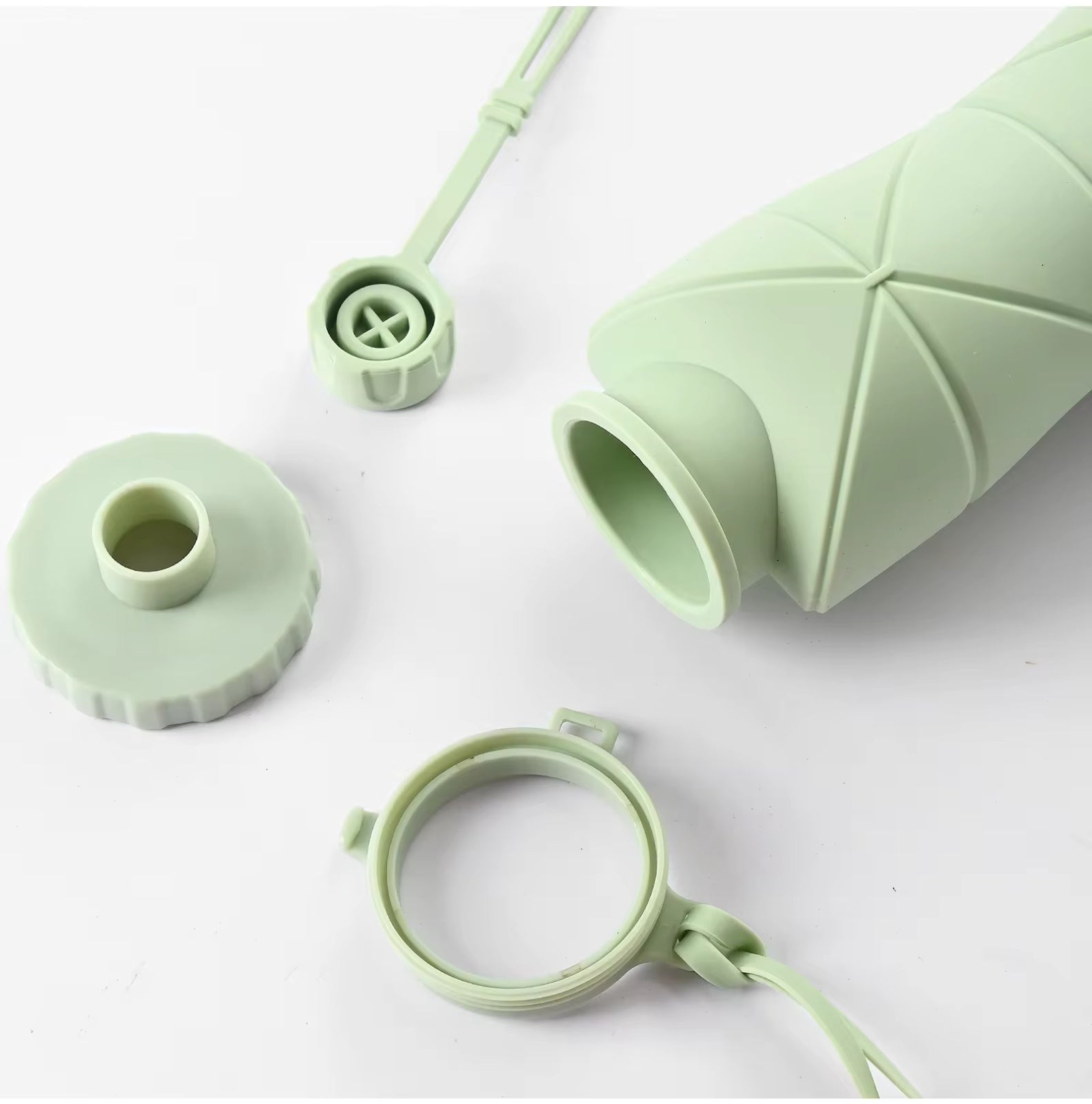 Silicone Foldable Water Bottle (600ml)