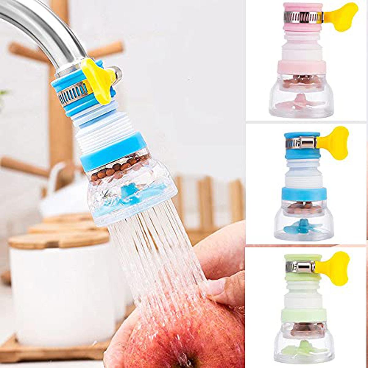 360° Water Saving Tap | Anti-Splash Faucet Sprayer & Kitchen Sink Aerator