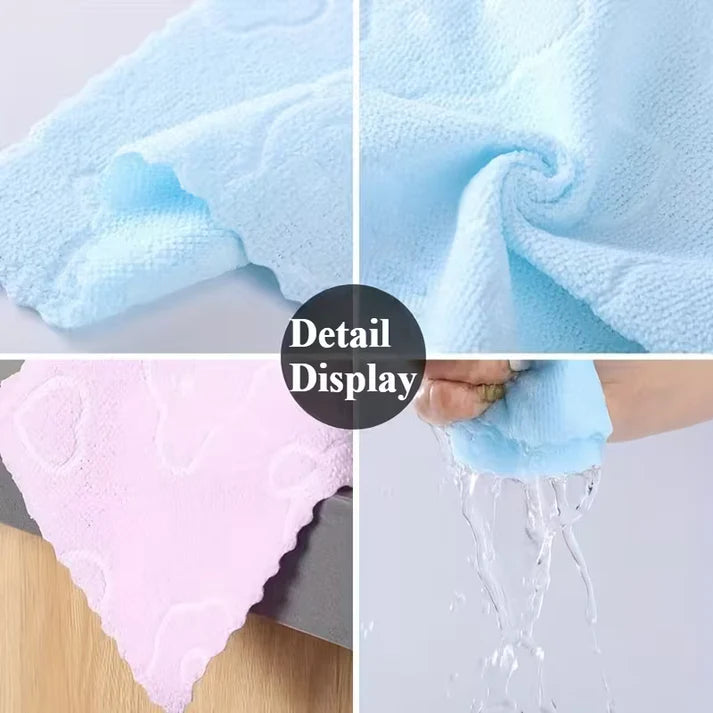 China Imported 3-Piece Premium Cleaning Towel Set | Multi-Purpose Kitchen Cleaning Cloth