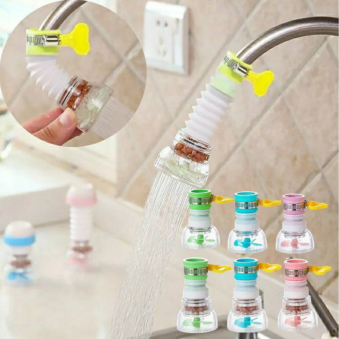 360° Water Saving Tap | Anti-Splash Faucet Sprayer & Kitchen Sink Aerator