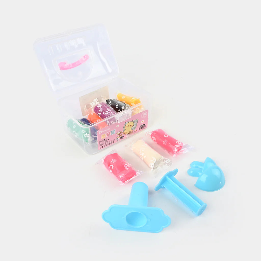 10 Colors Modeling Clay Box for Kids | Non-Toxic DIY Creative Play Dough Set