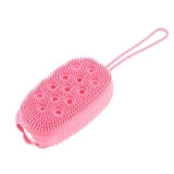 Silicone Bubble Bath Brush | Double-Sided Soft Body Scrubber for Deep Cleaning & Massage