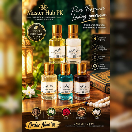 12ml Best Vip 5 Attar Box Gift For Men and Women