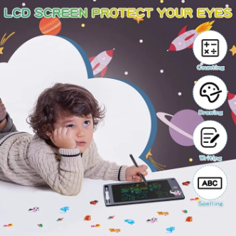 8.5" LCD Writing Tablet for Kids | Reusable Digital Drawing & Writing Pad