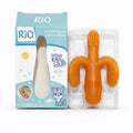 Rio Silicone Baby Teether Cum Toothbrush | BPA-Free Soft Training Toothbrush